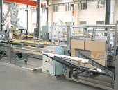 不銹鋼材質(zhì)防爆紙箱開(kāi)封箱包裝線